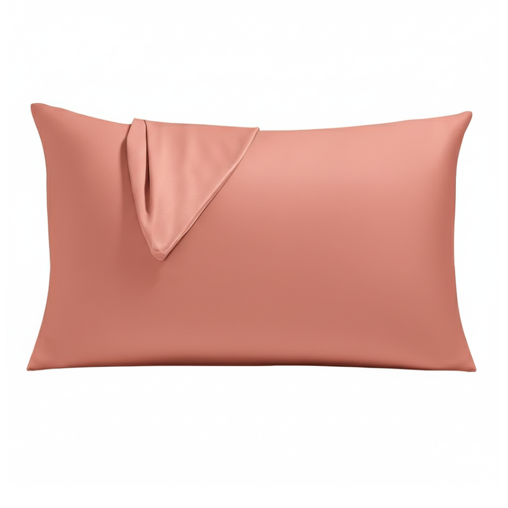 Soft Satin Pillowcase with Zipper for Hair and Cooling Comfort