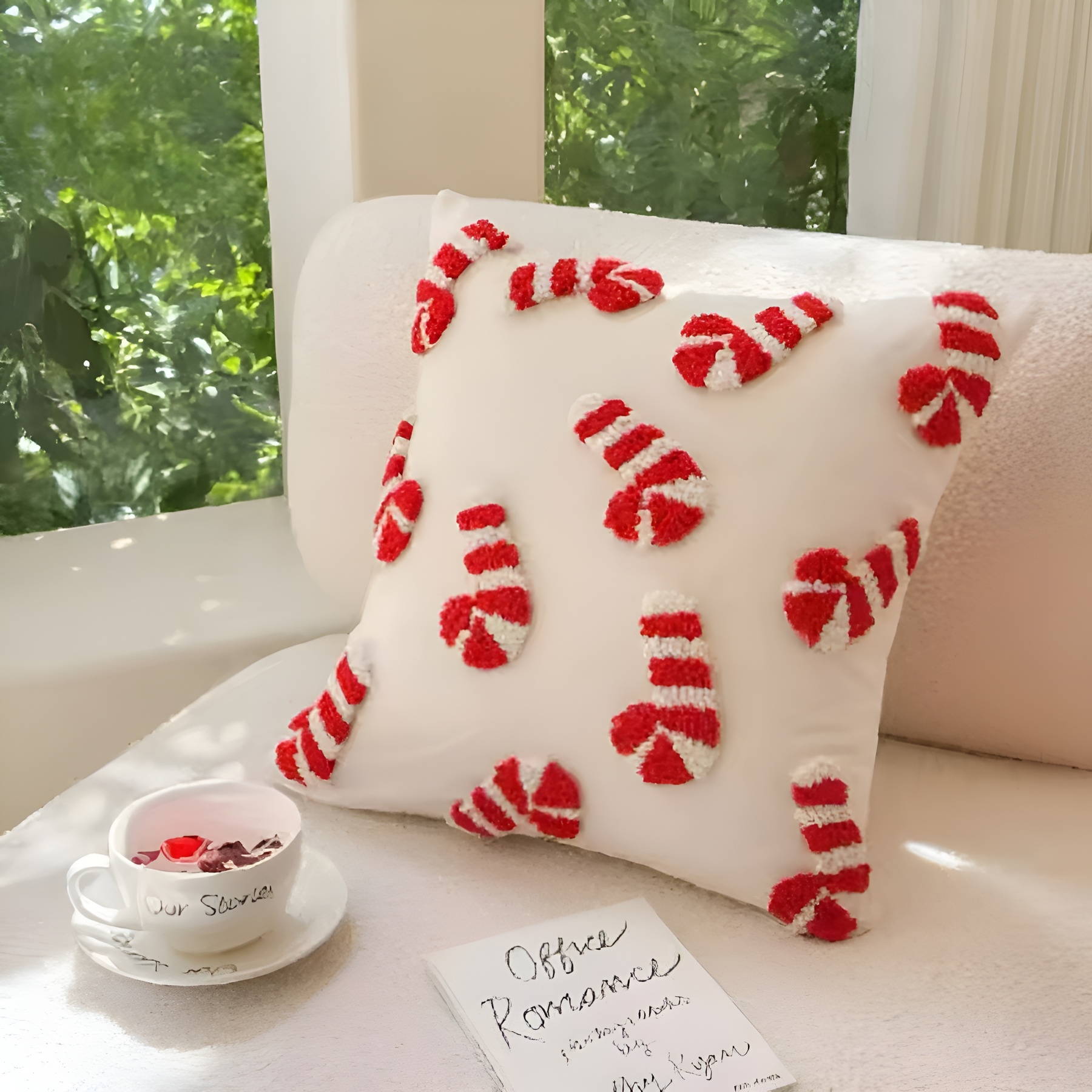 Christmas Tufted Cushion Cover