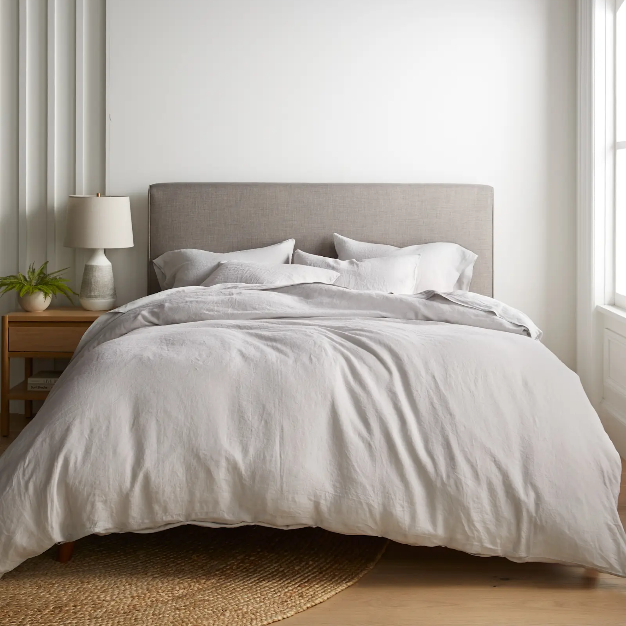 European Flax Linen Duvet CoverEuropean Flax Linen Duvet Cover - Image 8