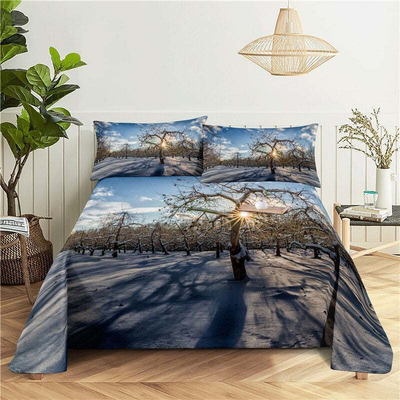 Pillowcase Print Bedding Set