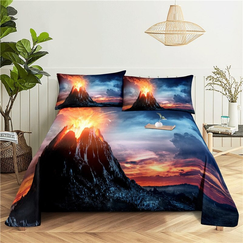 Volcano Print Bedding SetVolcano Print Bedding Set - Image 5