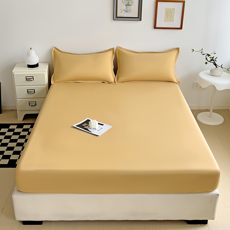 Brushed Microfiber Fitted All Season Bedding Cover Sheet  