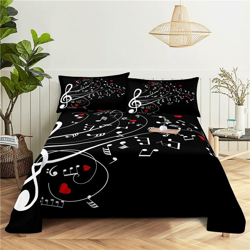 Music Instruments Print Bedding SetMusic Instruments Print Bedding Set - Image 4