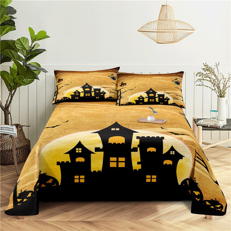 Hunted Print Bed Flat Bedding Set