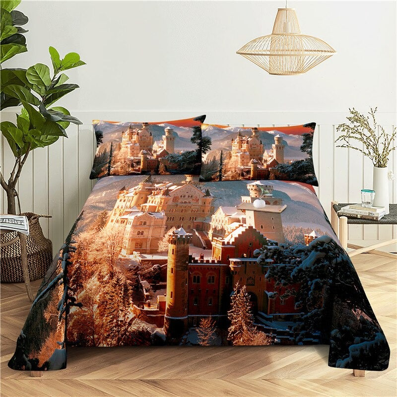 Castle Printed Bedding Set