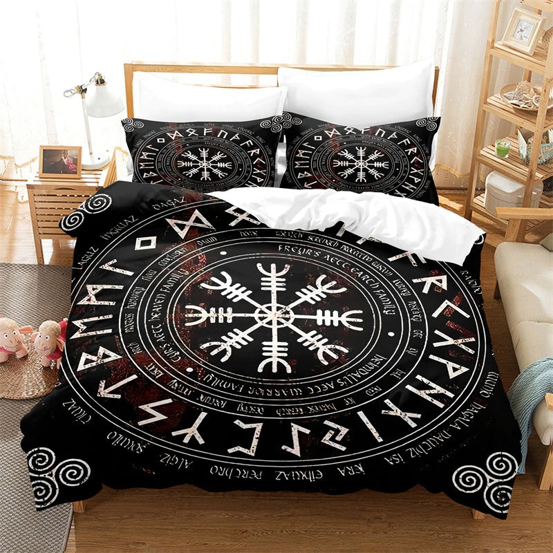 Bohemian Black Bedding Duvet Cover Set