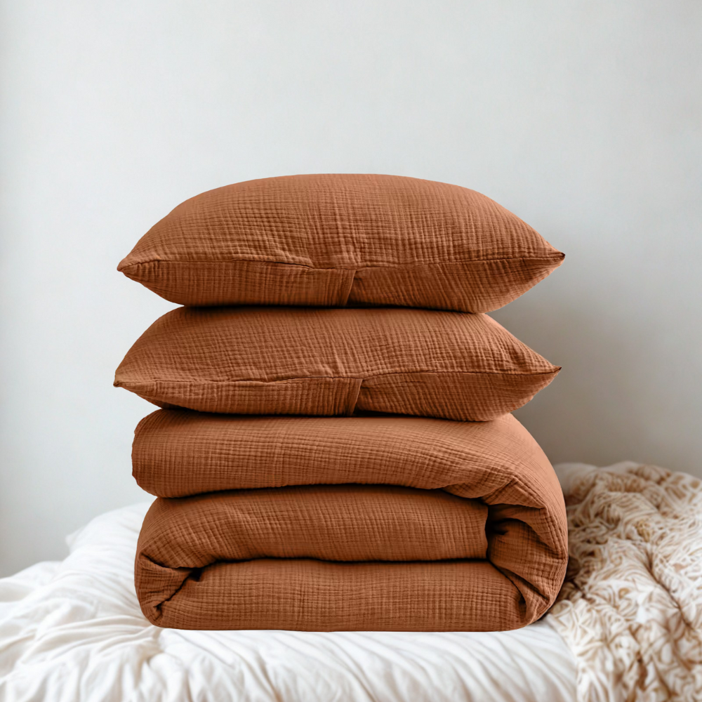 Airy Gauze Duvet Cover SetAiry Gauze Duvet Cover Set - Image 9