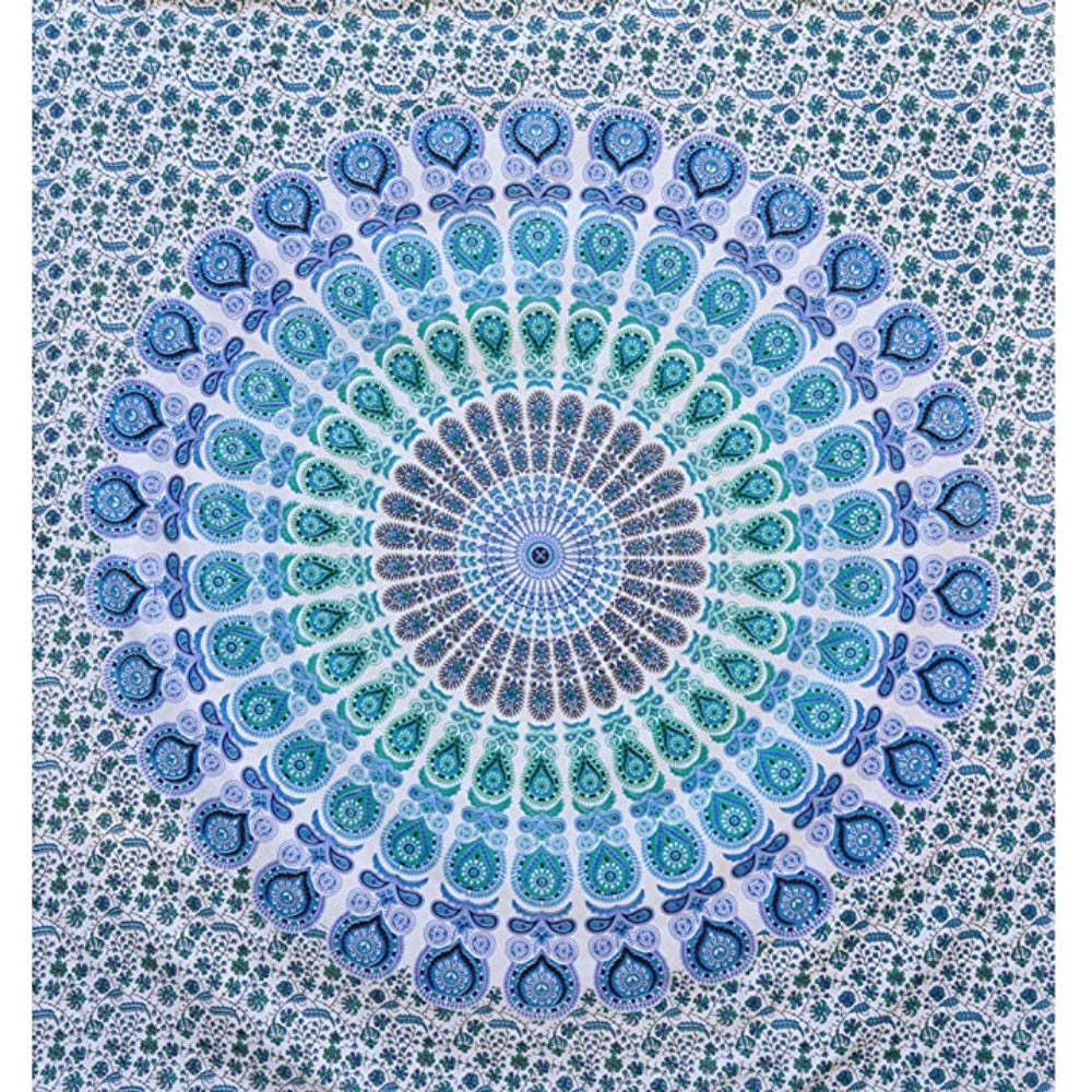 Bohemian Psychedelic Mandala Tapestry Wall Hanging Tapis Cloth