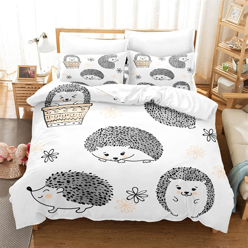 Colorful Animal Print Bedding Set