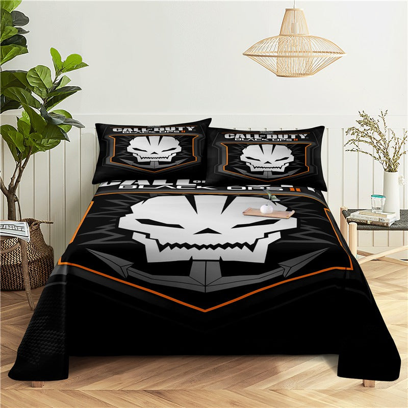 Simple Pattern Print Bedding Set