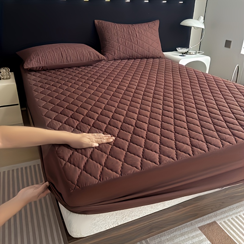 Thickened Soft Fitted Mattress Protector Cover For Bedroom