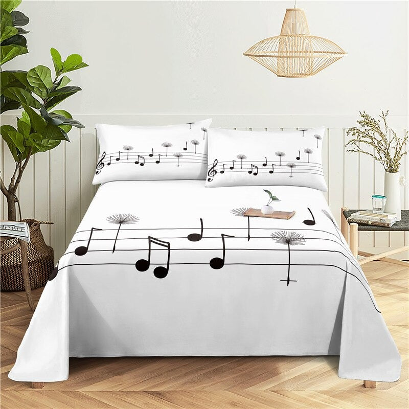 Music Instruments Print Bedding SetMusic Instruments Print Bedding Set - Image 2