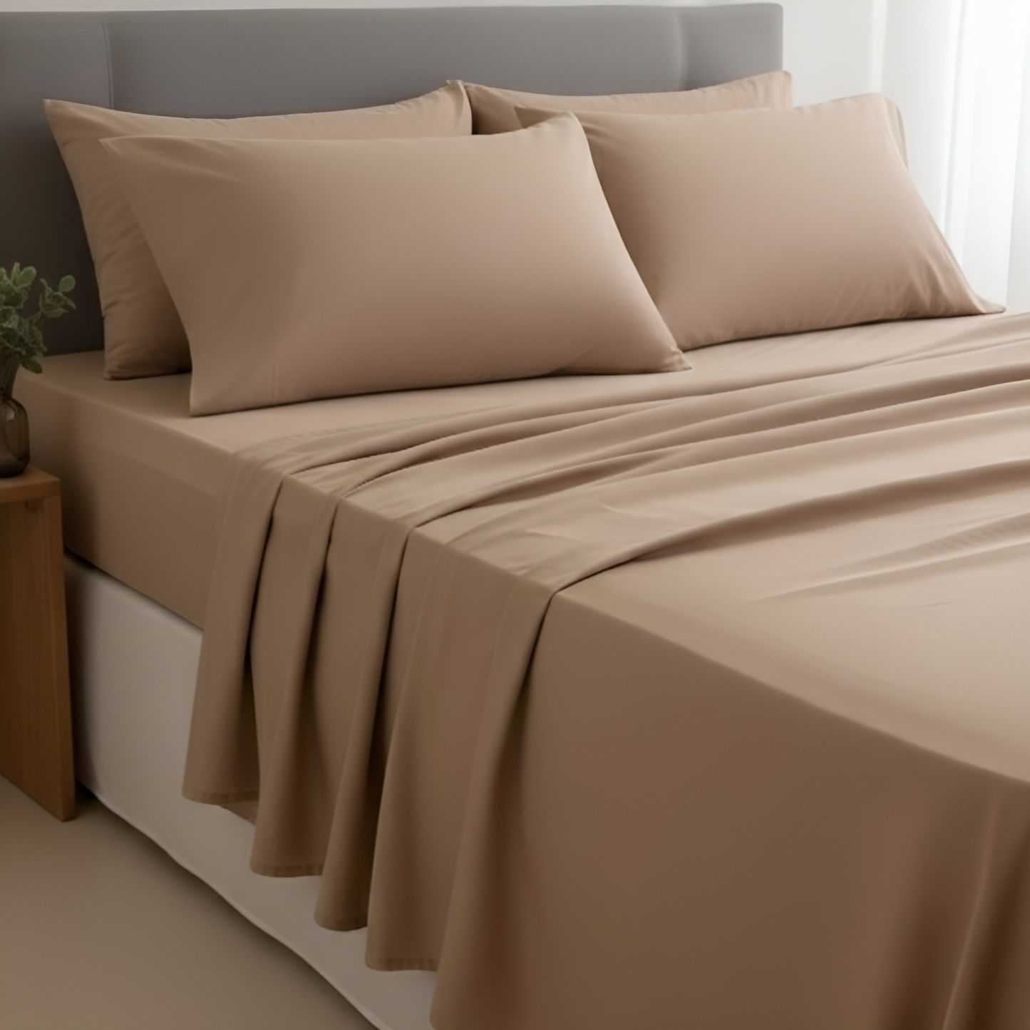 Effortless Deep Pocket Fitted Sheet Bedding Set