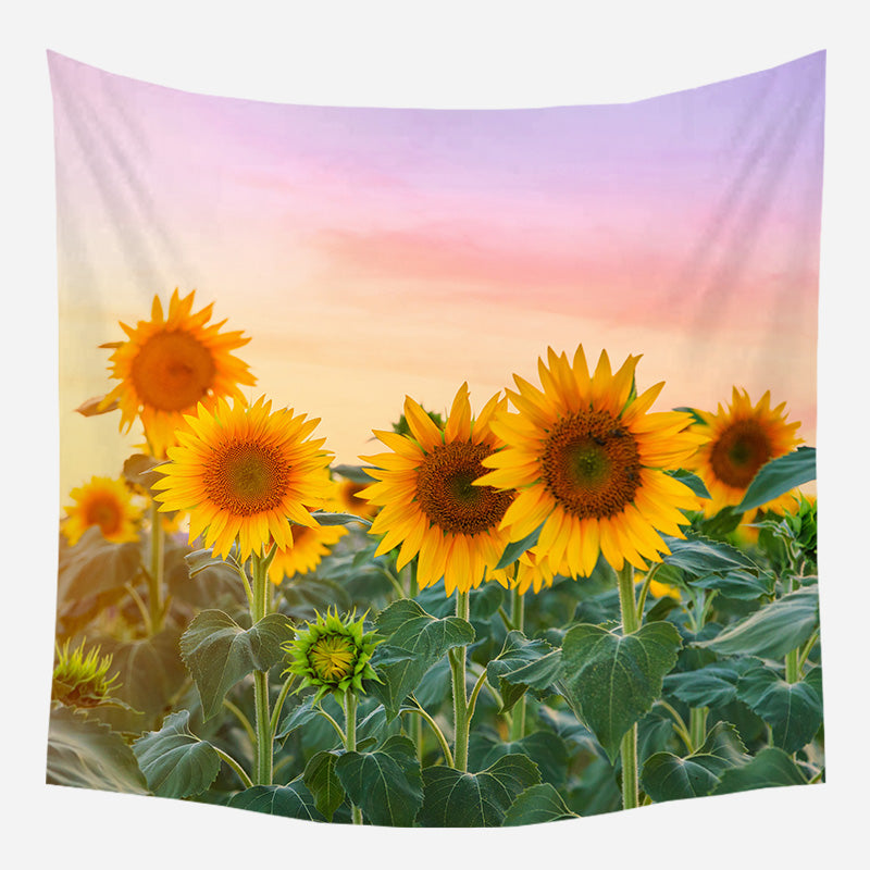 Sunflower Field Tapestry