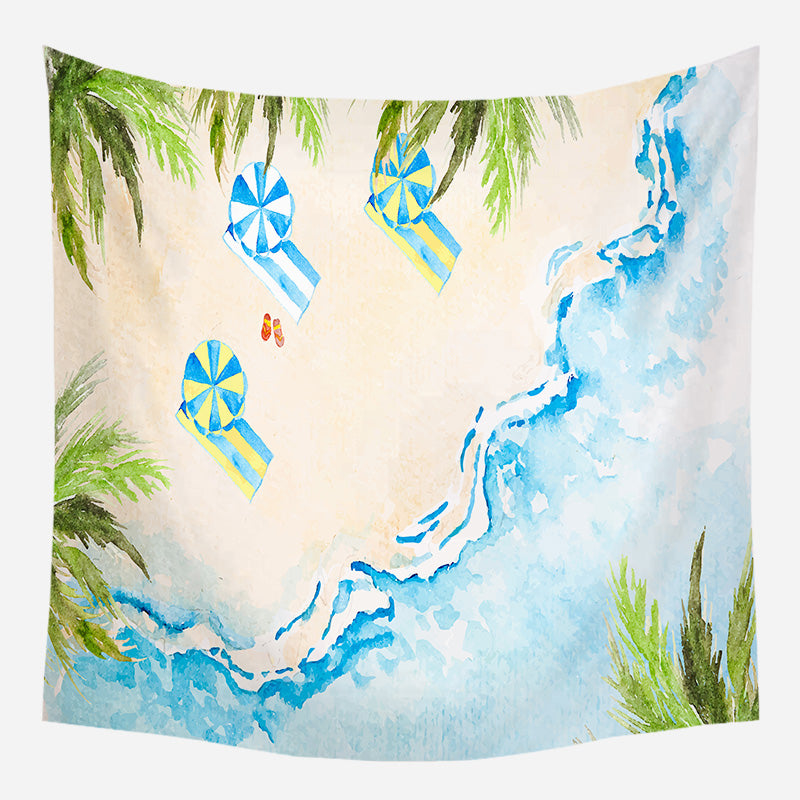 Beach Day Out Tapestry Wall Hanging Tapis Cloth