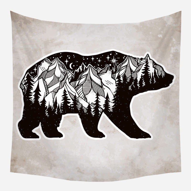 The Nature Calls Tapestry Wall Hanging Tapis Cloth