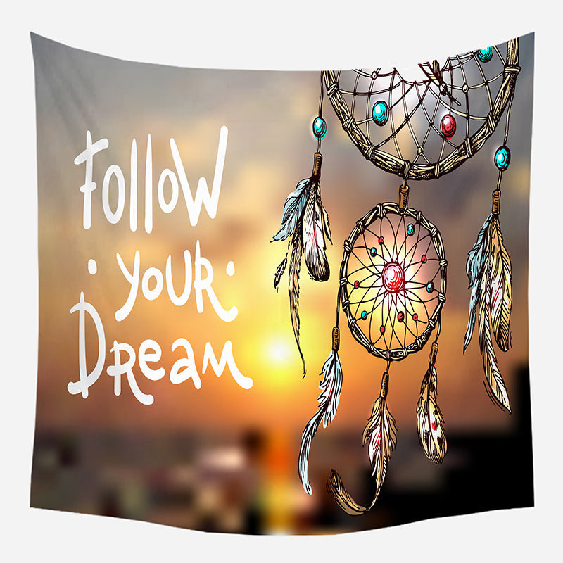 Dream Catcher Tapestry Wall Hanging Tapis Cloth