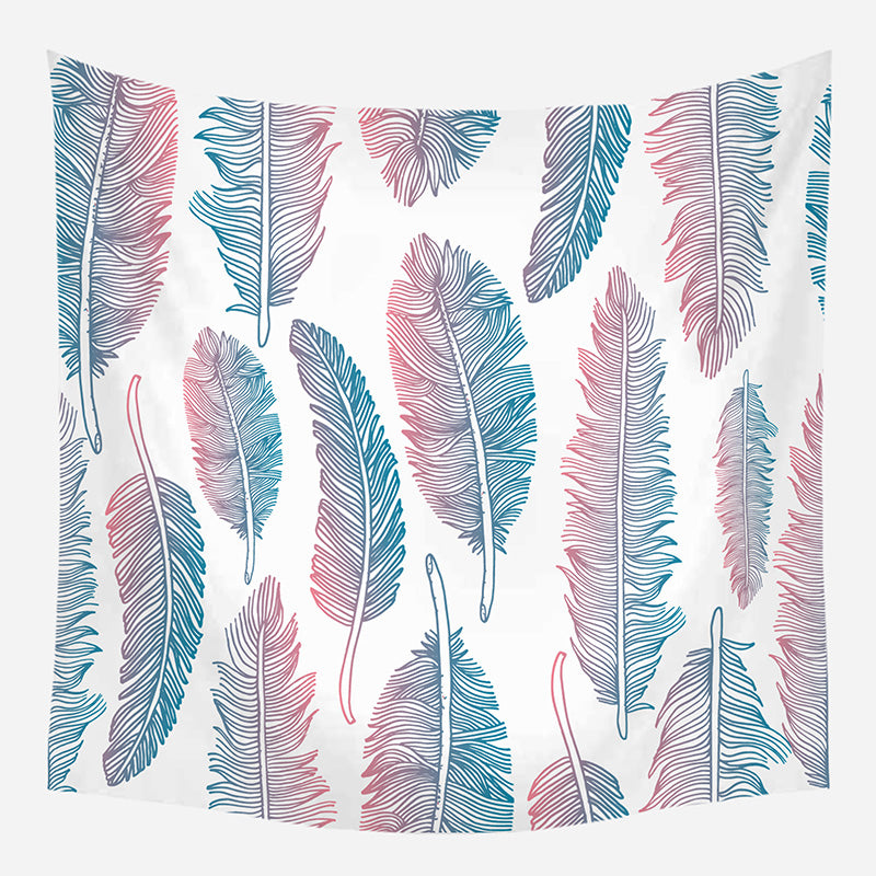 Tribal Leaves Tapestry Wall Hanging Tapis Cloth