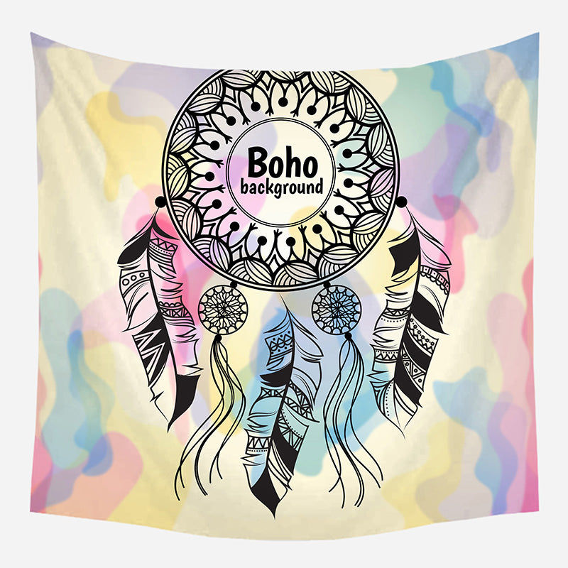 Boho Background Tapestry Wall Hanging Tapis Cloth