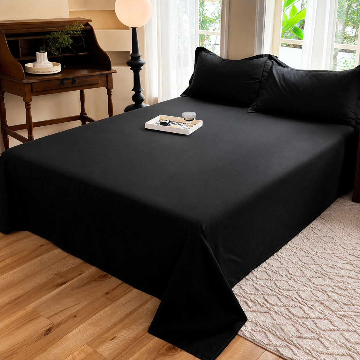 Lightweight All Season Bedsheet for Everyday Bedroom Use
