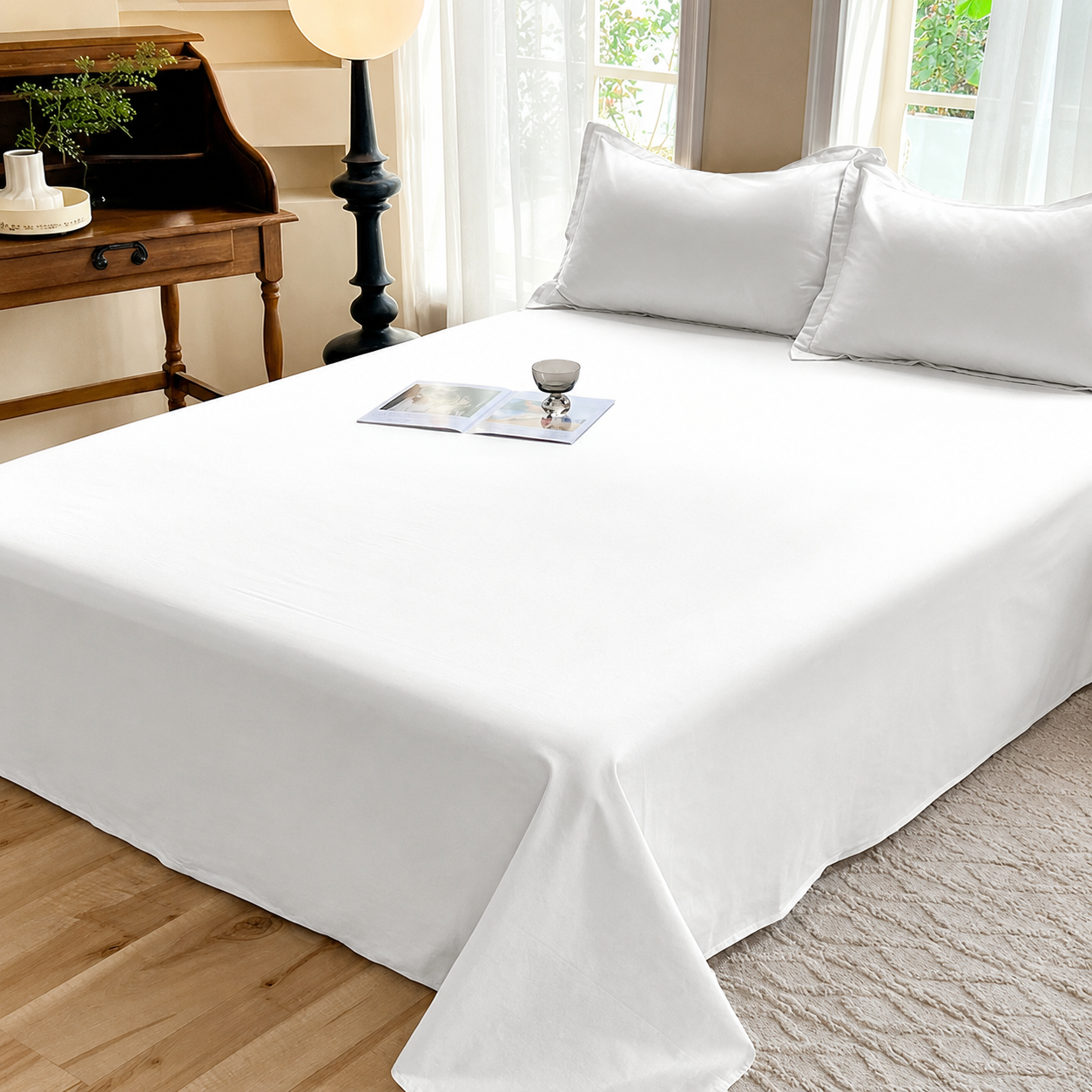 Lightweight All Season Bedsheet For Everyday Bedroom Use