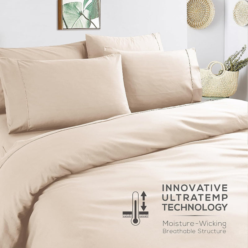 Wrinkle Resistant Deep Pocket Bed Sheets SetWrinkle Resistant Deep Pocket Bed Sheets Set - Image 11