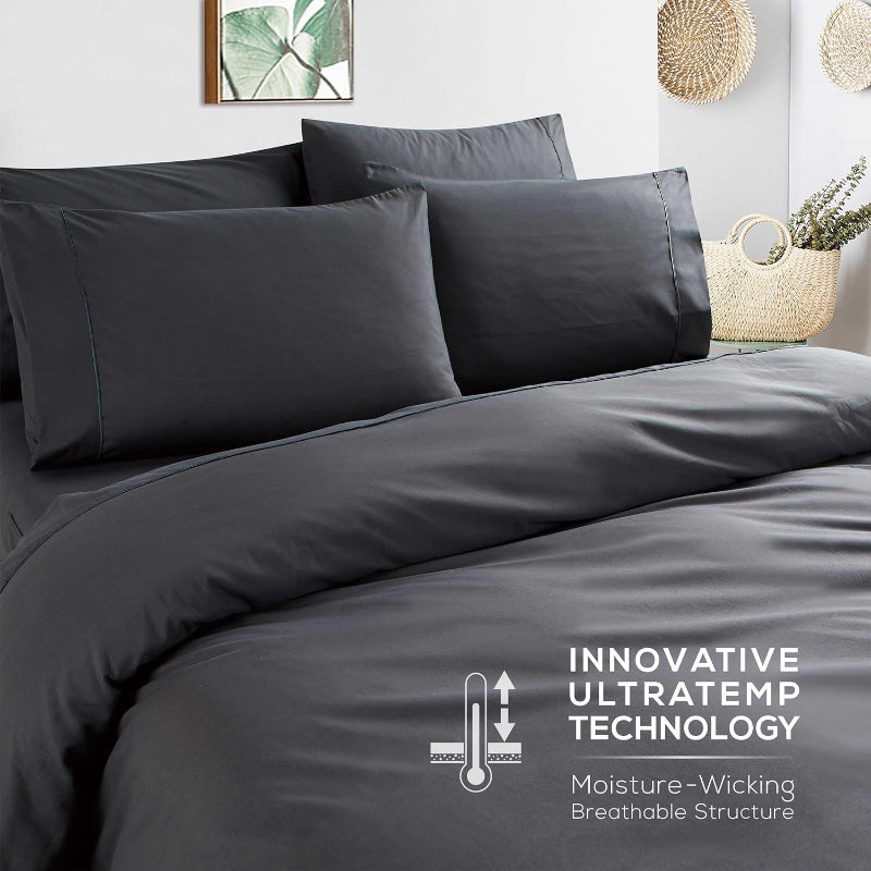 Wrinkle Resistant Deep Pocket Bed Sheets SetWrinkle Resistant Deep Pocket Bed Sheets Set - Image 16