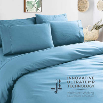 Wrinkle Resistant Deep Pocket Bed Sheets Set