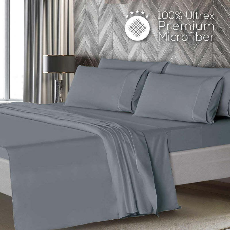 Wrinkle Resistant Deep Pocket Bed Sheets Set