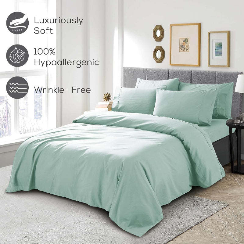 Wrinkle Resistant Deep Pocket Bed Sheets Set