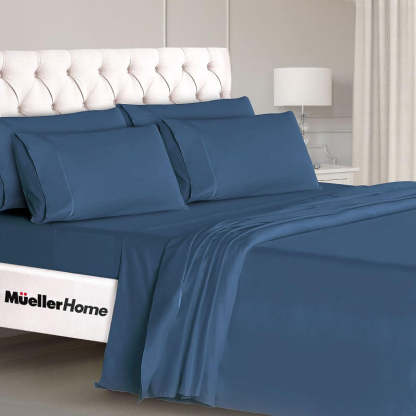 Wrinkle Resistant Deep Pocket Bed Sheets Set