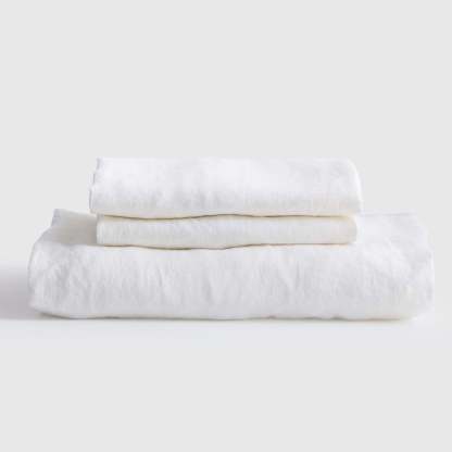 European Linen Fitted Sheet Set
