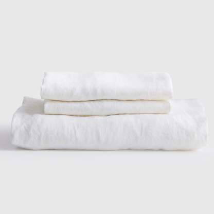 European Linen Fitted Sheet Set