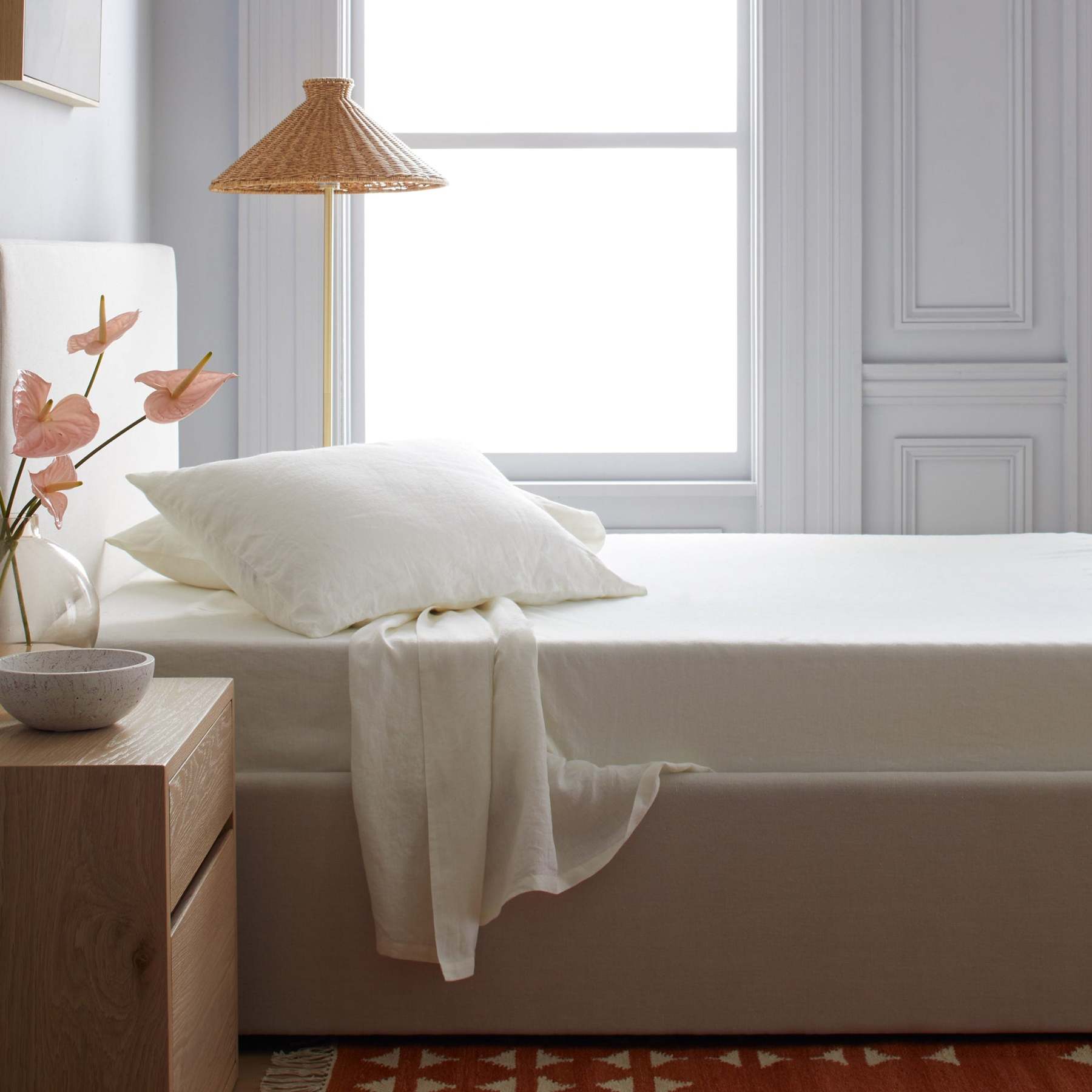 European Linen Fitted Sheet Set