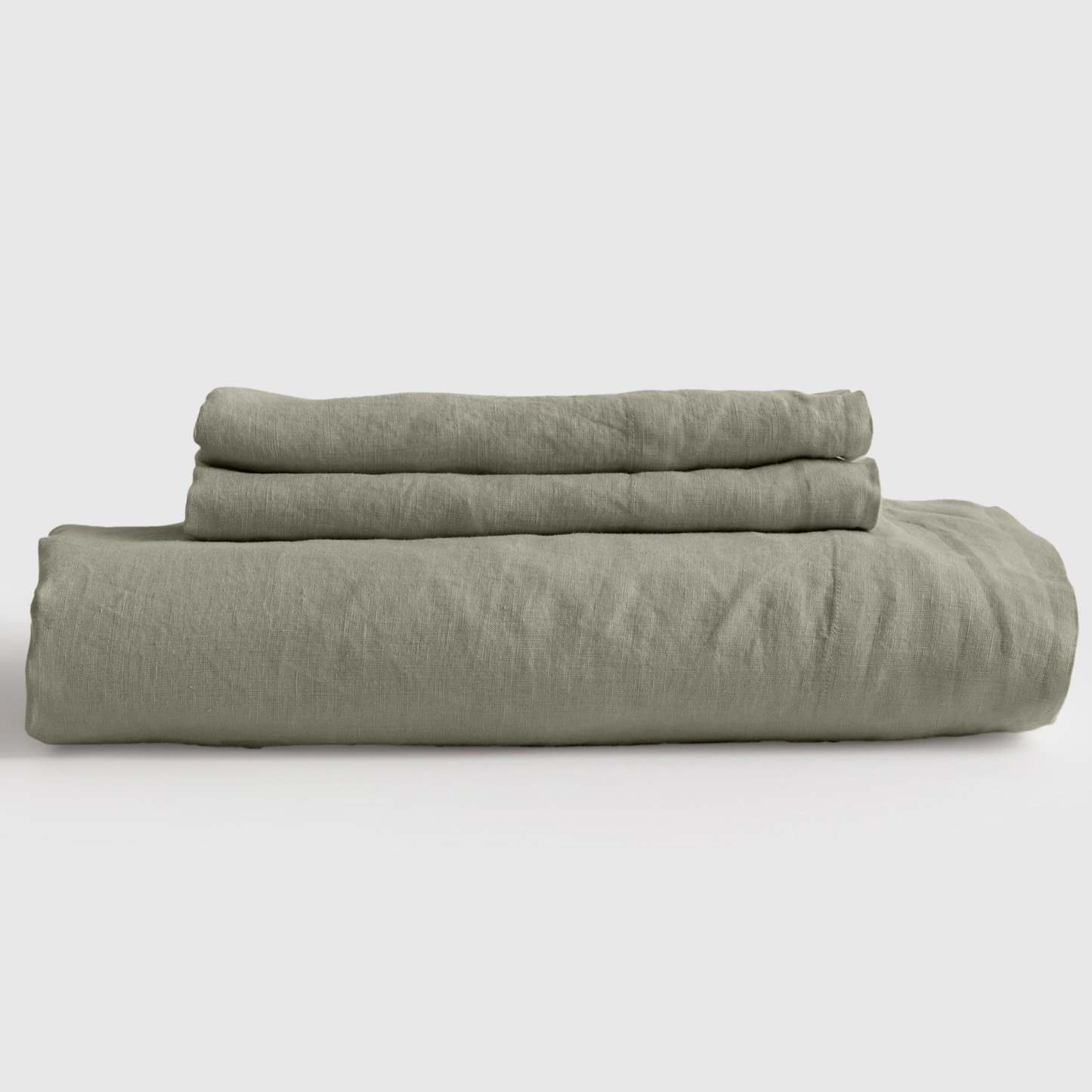 Washed Linen Fitted Sheet Set