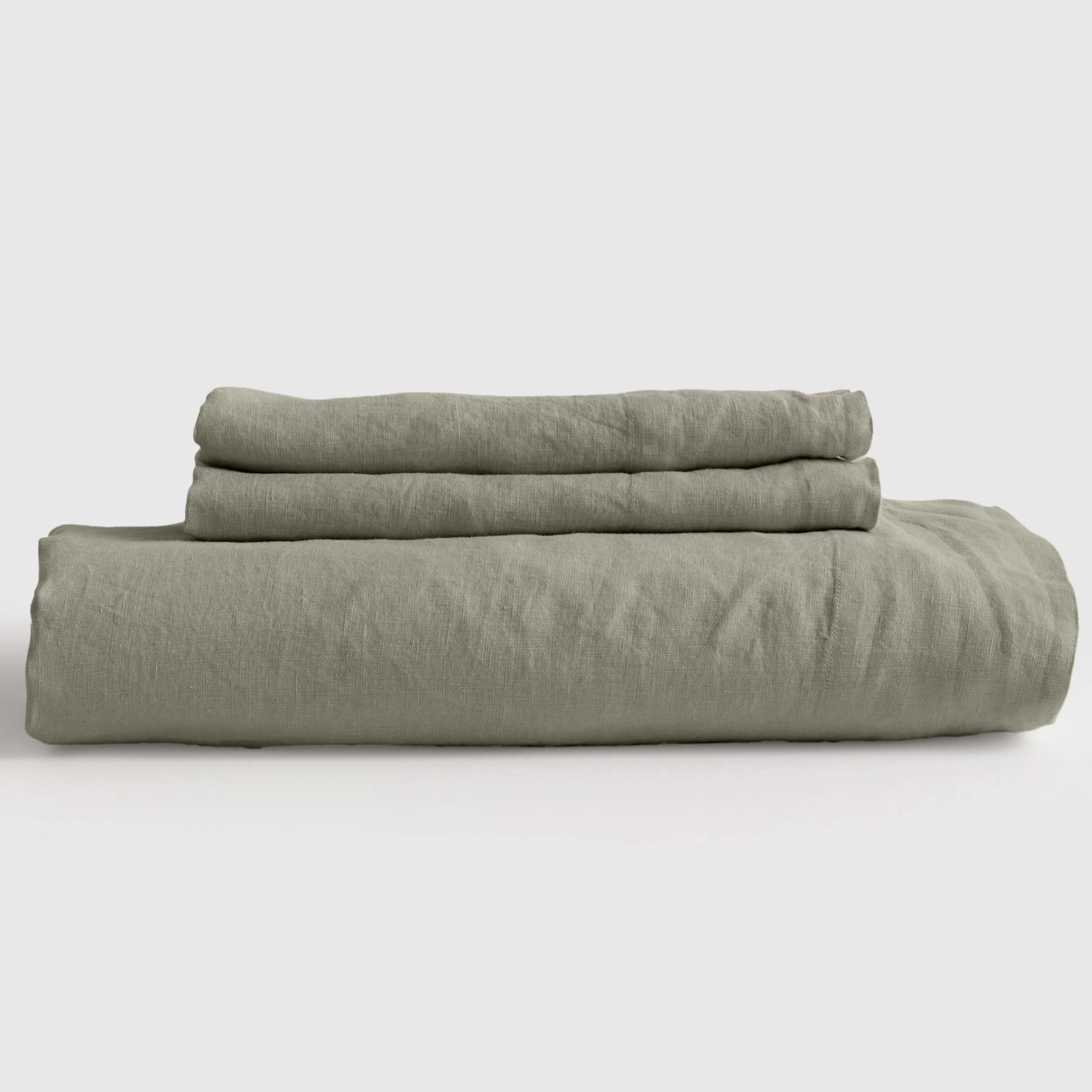 Washed Linen Fitted Sheet Set