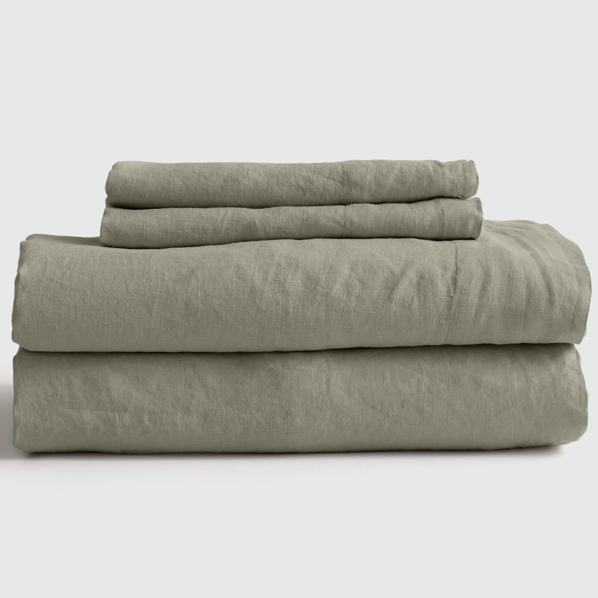 Washed Linen Fitted Sheet SetWashed Linen Fitted Sheet Set - Image 3