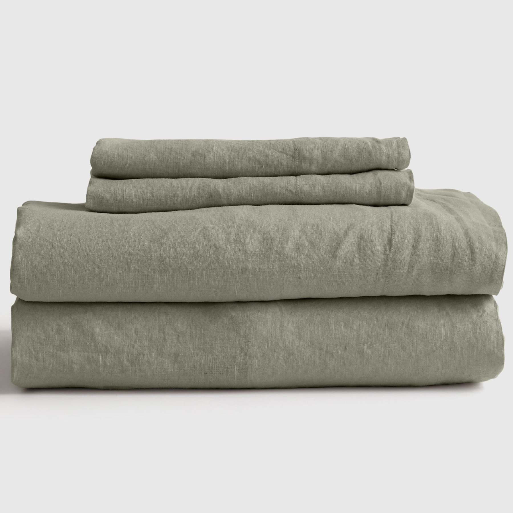 Washed Linen Fitted Sheet Set