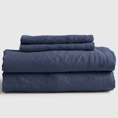 European Flax Linen Fitted Sheet Set