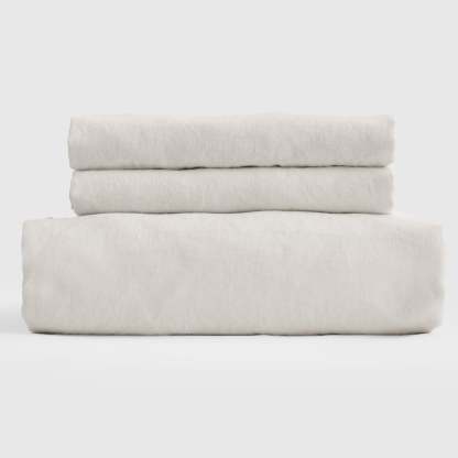 European Linen Fitted Sheet Set