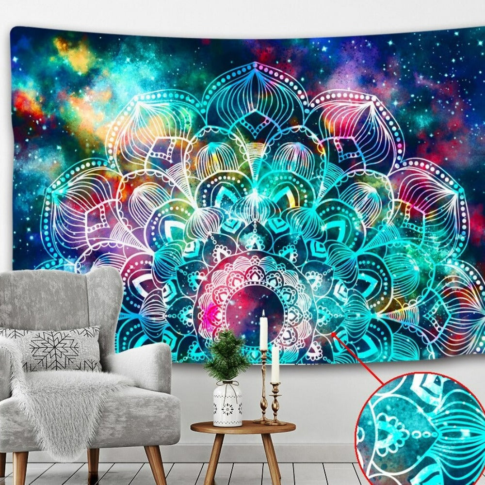 Indian Classic Pattern Tapestry Wall Hanging Tapis Cloth