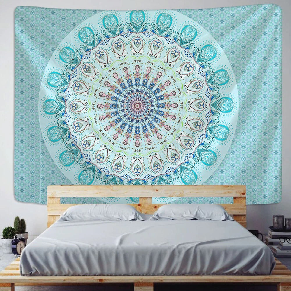 Indian Mandala Art Tapestry Wall Hanging Tapis Cloth