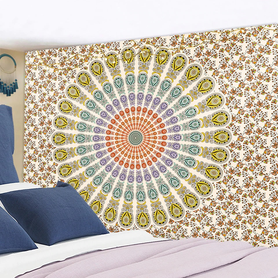 Mandala Art Tapestry Wall Hanging Tapis Cloth