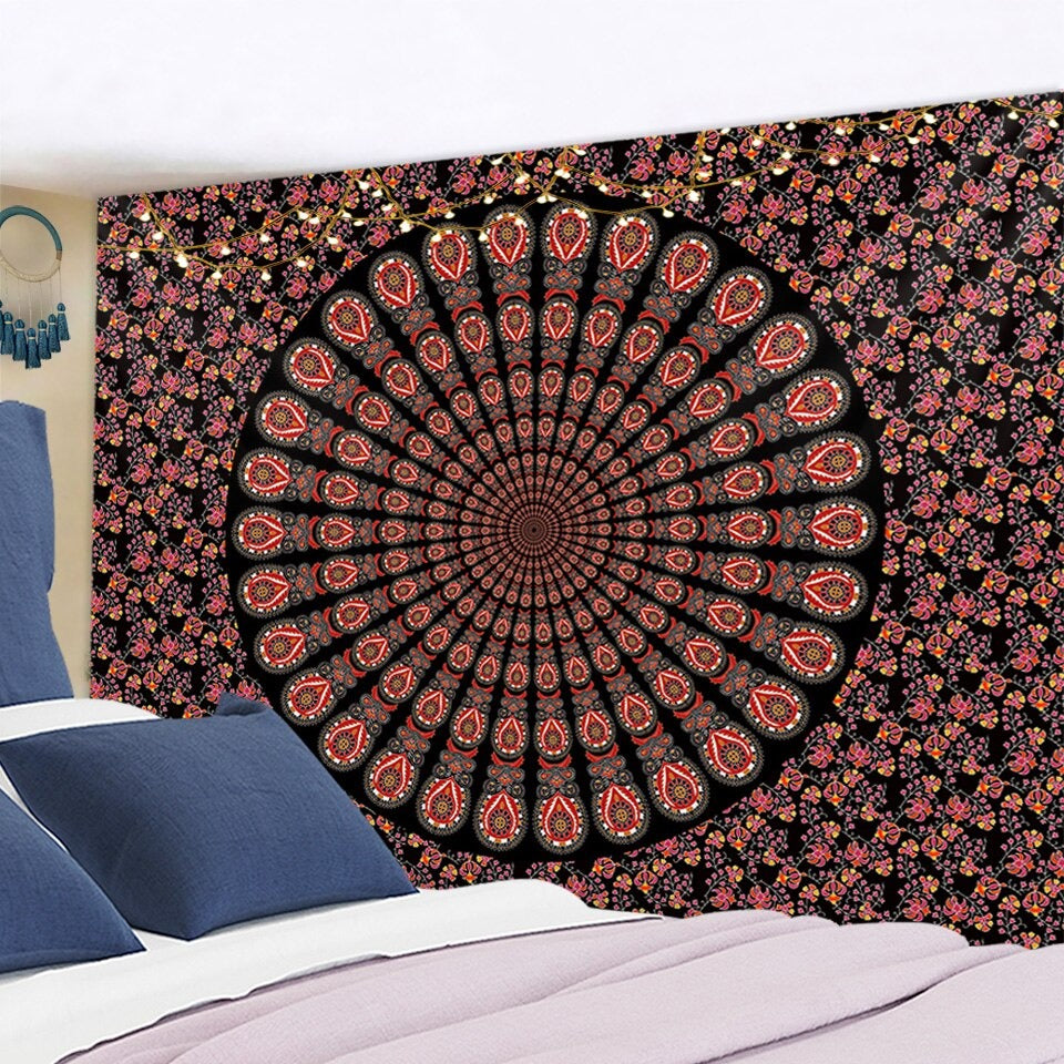 Mandala Art Tapestry Wall Hanging Tapis Cloth