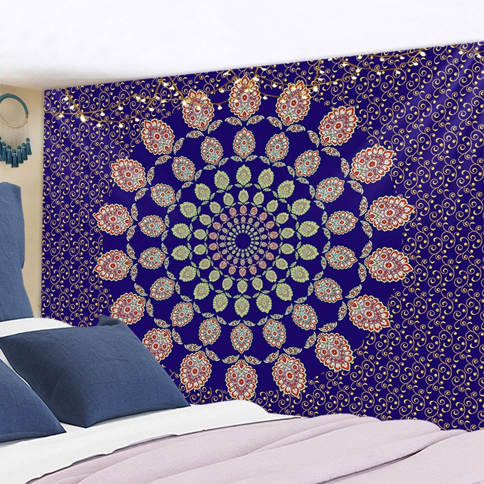 Mandala Art Tapestry Wall Hanging Tapis Cloth