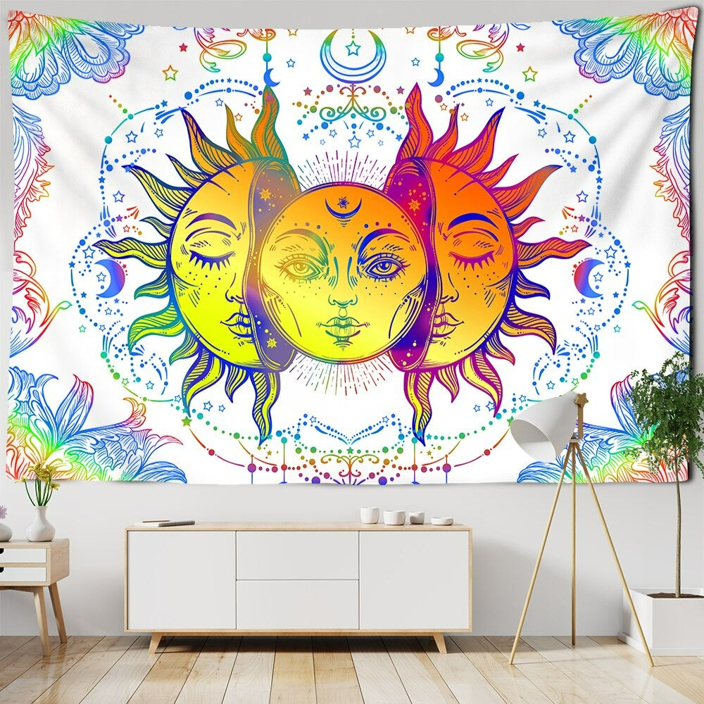 Spiritual Pattern Tapestry Wall Hanging Tapis Cloth