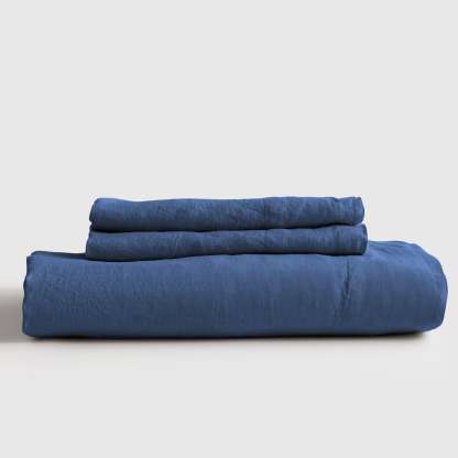 European Flax Linen Fitted Sheet Set