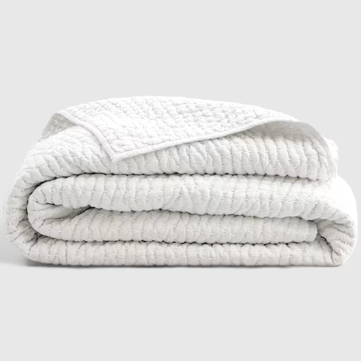 European Linen Cotton Stitch Quilt