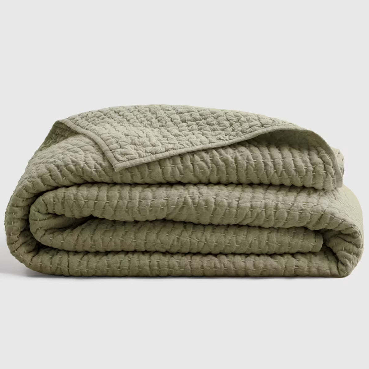 European Linen Cotton Stitch Quilt