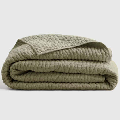 European Linen Cotton Stitch Quilt